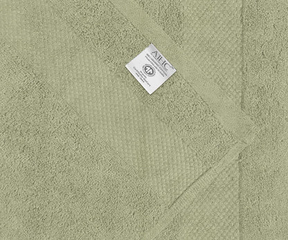 A1 HOME COLLECTIONS 100% Organic Cotton Towels 650 GSM Plush Feather Touch Quick Dry Wash Cloth, Pack of 60 GOTS Certified, Oeko-Tex Green Certified, Organic Cotton Wash Cloth, 13"X13"