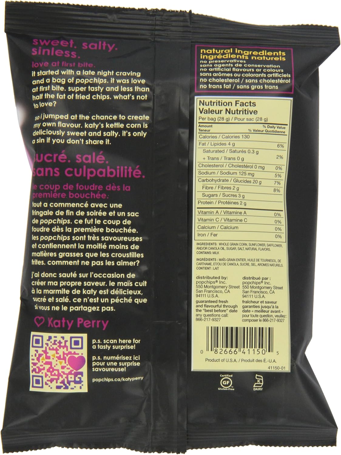 Popchips Katy Kettle Corn (Pack of 24)