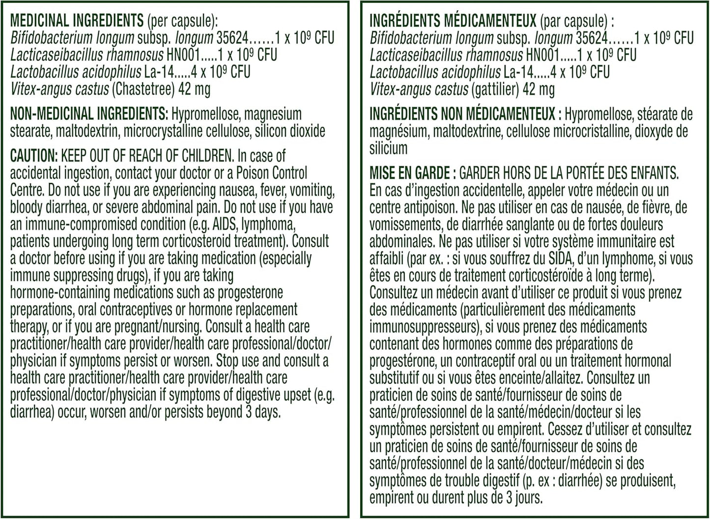 Align Probiotic，女性双效多菌株益生菌，含圣洁莓，舒缓偶发性腹部不适、胀气、腹胀，28粒胶囊