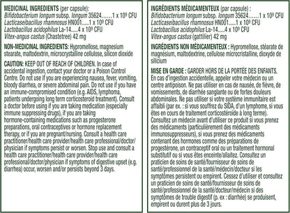 Align Probiotic，女性双效多菌株益生菌，含圣洁莓，舒缓偶发性腹部不适、胀气、腹胀，28粒胶囊