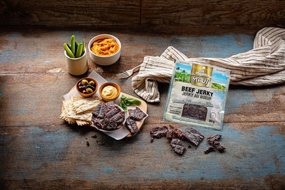 原装毛伊牛肉干 12 包。80 克 X 12 袋（纸板盒）100% 加拿大制造