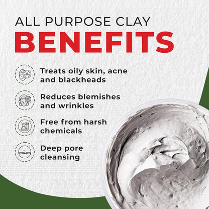 Mayan Magic Mud Powerful Deep Pore Cleansing White Kaolin Clay Cleanser Unisex 16 oz