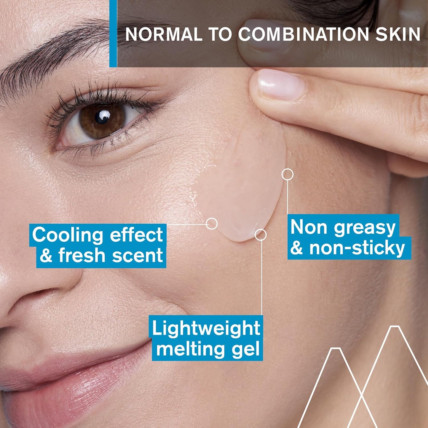 Uriage Eau Thermal Water Jelly Cream - Hydratation & Brightness Lightweight Gel Cream With Hyaluronic Acid - Normal To Combination Skin - 40ml