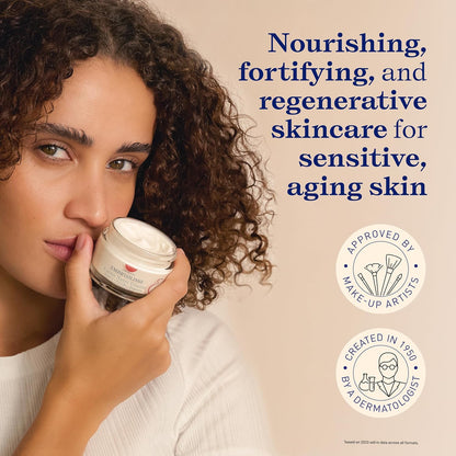 Embryolisse Nutri-Vitality Age-Defying Face Cream, Collagen-Supporting Moisturizer for Mature, Sensitive Skin with Red Maple Extract & Macadamia Oil, 50 ml.