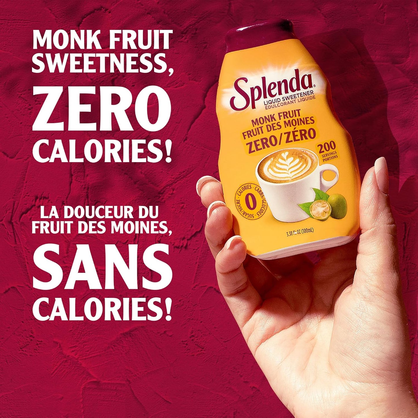 Splenda No Calorie Tabletop Monk Liquid Sweetener 100ml