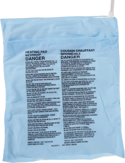 Sunbeam 加熱墊帶關節炎控制器 - 頸部和肩部電加熱墊，用於緩解有針對性的疼痛，3 種加熱設置，可機洗，12 x 15 英寸