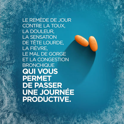 Vicks DayQuil COMPLETE Vicks VapoCOOL 感冒和流感药，不引起困倦，白天缓解多种症状，用于止咳、缓解鼻塞，24 粒胶囊