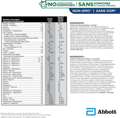 Similac Pro-Advance Step 1, Baby Formula, Our Closest Formula to Breast Milk with 2’-FL, Easy To Digest, 0+ Months, Powder, 859 g