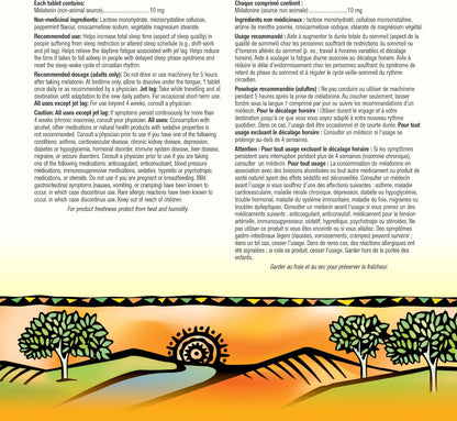 Holista Extra Strength Melatonin 10 mg, Easy Dissolve, 40 Sublingual Tablets, For Sleep Support, Gluten Free, Non-GMO