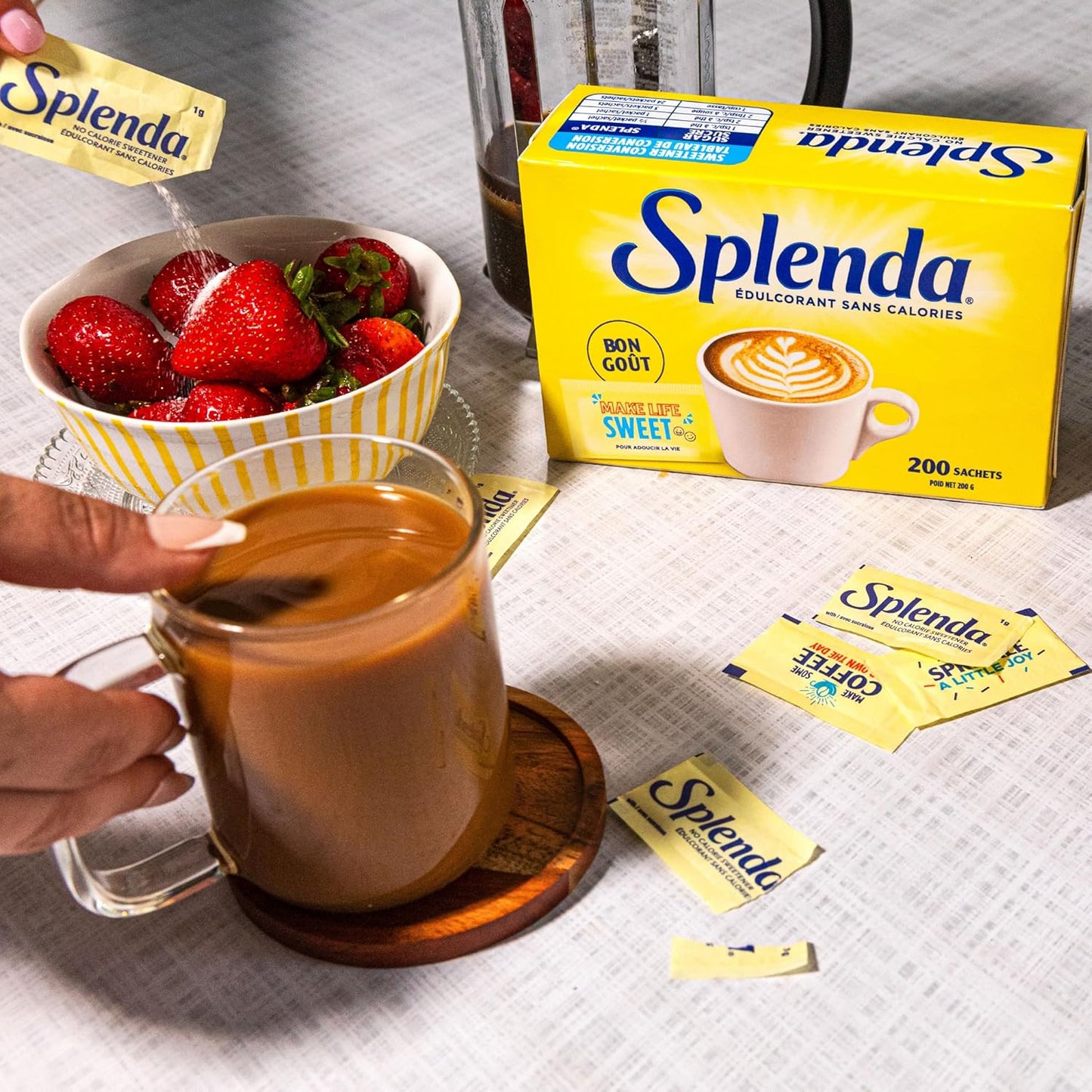 SPLENDA No Calorie Sweetener, 200 Count Packets