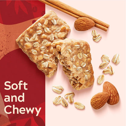 Simply Protein - 肉桂杏仁烤燕麦棒，4 条 - 植物蛋白棒 - 早餐棒 - 柔软耐嚼 - 10 克蛋白质、3 克糖、5 克纤维、190 卡路里 - 纯素、无麸质、非转基因、犹太洁食