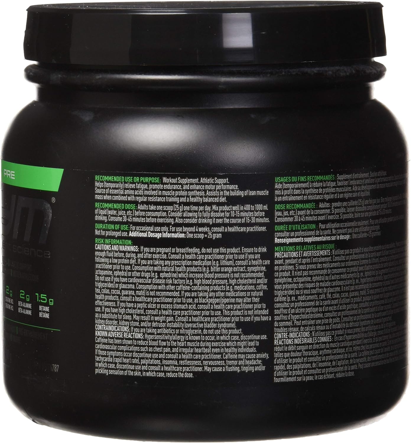 Jym Supplements Science Pre jym 20 serving - black cherry 520 Gram