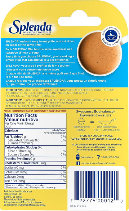 SPLENDA No Calorie Sweetener Minis, 200ct