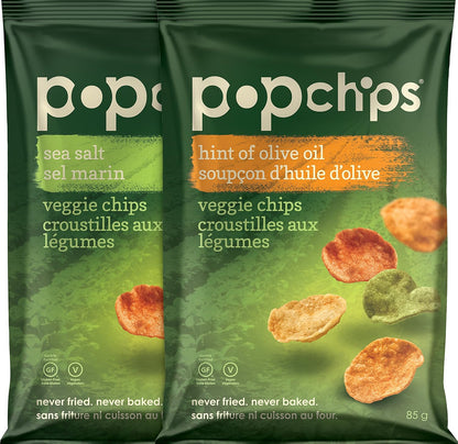 Popchips 蔬菜薯片套装，12 片