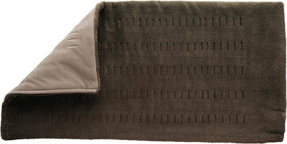 Sunbeam 高級加熱墊，採用 XpressHeat 技術 - 電熱墊，適用於緩解頸部、肩部和背部疼痛，特大號，棕色