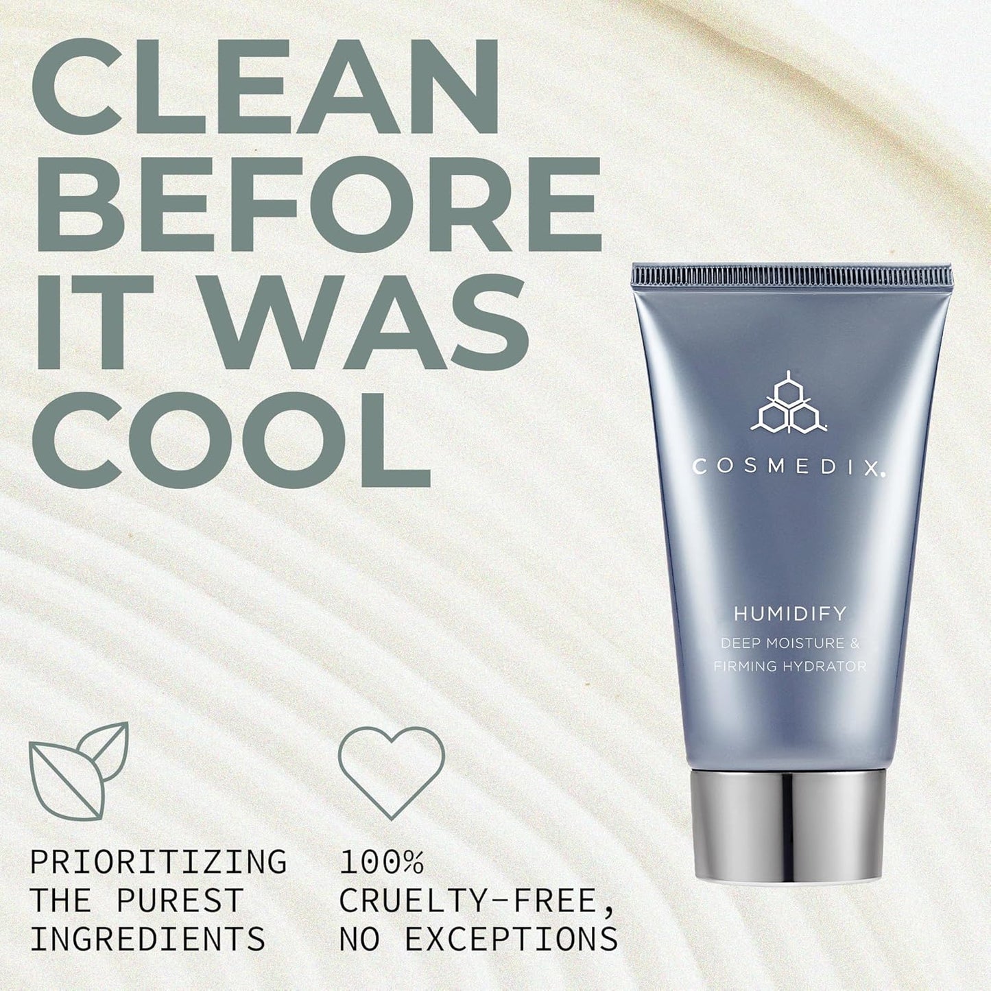 COSMEDIX Humidify Face Moisturizer for Women - Hydrating, Deep Moisturizing, Firming, Anti-Wrinkles Cream for Rough & Dry Skin - Facial Skin Care Products for Softer, Smoother, & Firmer Skin