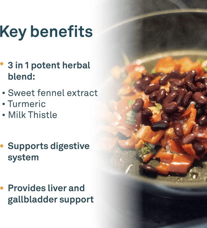 Organika 益生元 + 益生菌粉 3 克 X 14 袋，缓解腹胀（草本混合物）- 120 粒素食胶囊