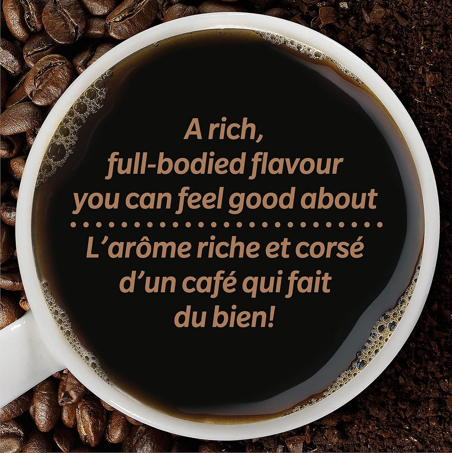 McCafe 優質深層烘焙無咖啡因研磨咖啡，640 克，可與 Keurig 咖啡機搭配使用