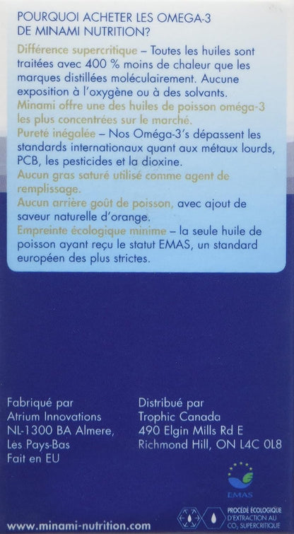 Minami Cardio-3 90% Omega-3 軟膠囊，30 粒，橙味