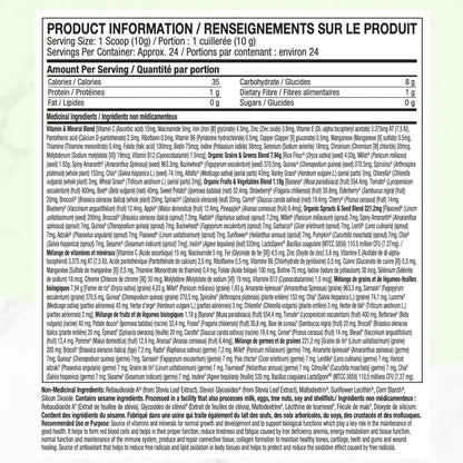 Purely Inspired Greens Superfood Powder for Women and Men - Organic Greens Smoothie Blend Supports Digestive Health & Immunity - Fruit & Veggie Blend, Gluten-Free (24 Servings)