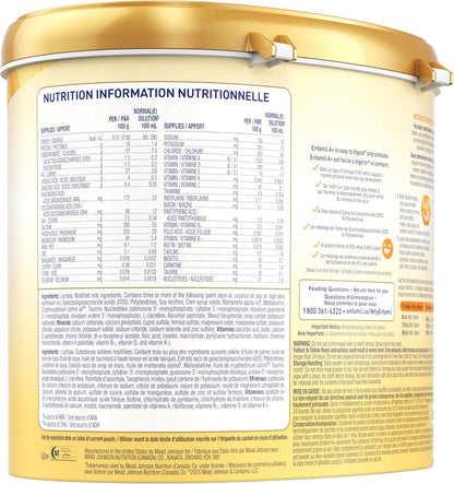 Enfamil A+ 嬰兒配方奶粉，含健腦 DHA，適合 0-12 個月，663 克，6 包