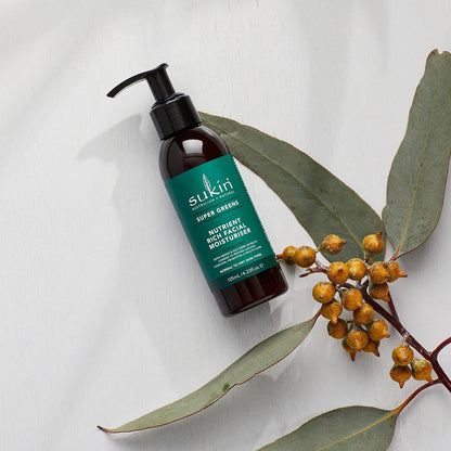 Sukin - Nutrient Rich Facial Moisturiser - Super Greens Range - Promotes a Radiant, Glowing and Healthy Complexion - For Normal to Dry Skin Types - 125 mL