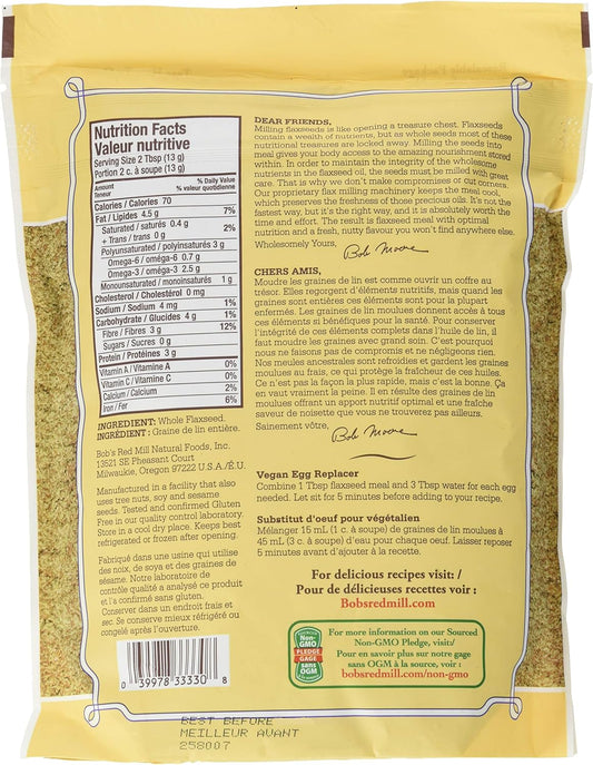 Bobs Red Mill 亚麻籽粉，453克（1包）