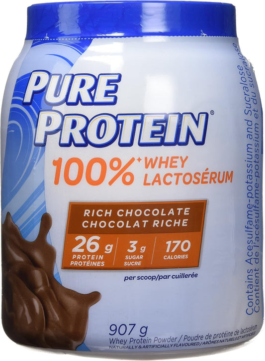 Pure Protein Powder (Rich Chocolate) + Pure Protein Bars (Chewy Chocolate Chip) Bundle