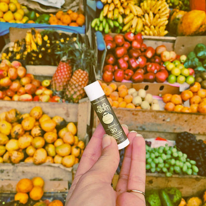Sun Bum Original SPF 30 Sunscreen Spray, Vegan and Reef Friendly (Octinoxate & Oxybenzone Free) & Sunscreen Lip Balm, Key Lime, Spf 30, Lime, 4.25g