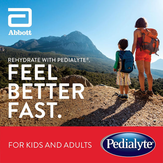 Pedialyte AdvancedCare, Electrolyte Oral Rehydration Solution, Cherry Punch, 1-L Bottle