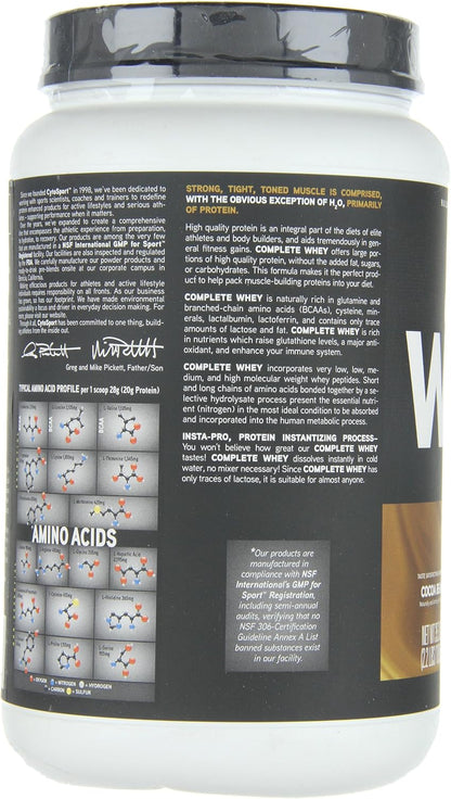 Cytosport 全乳清巧克力 2.2 磅