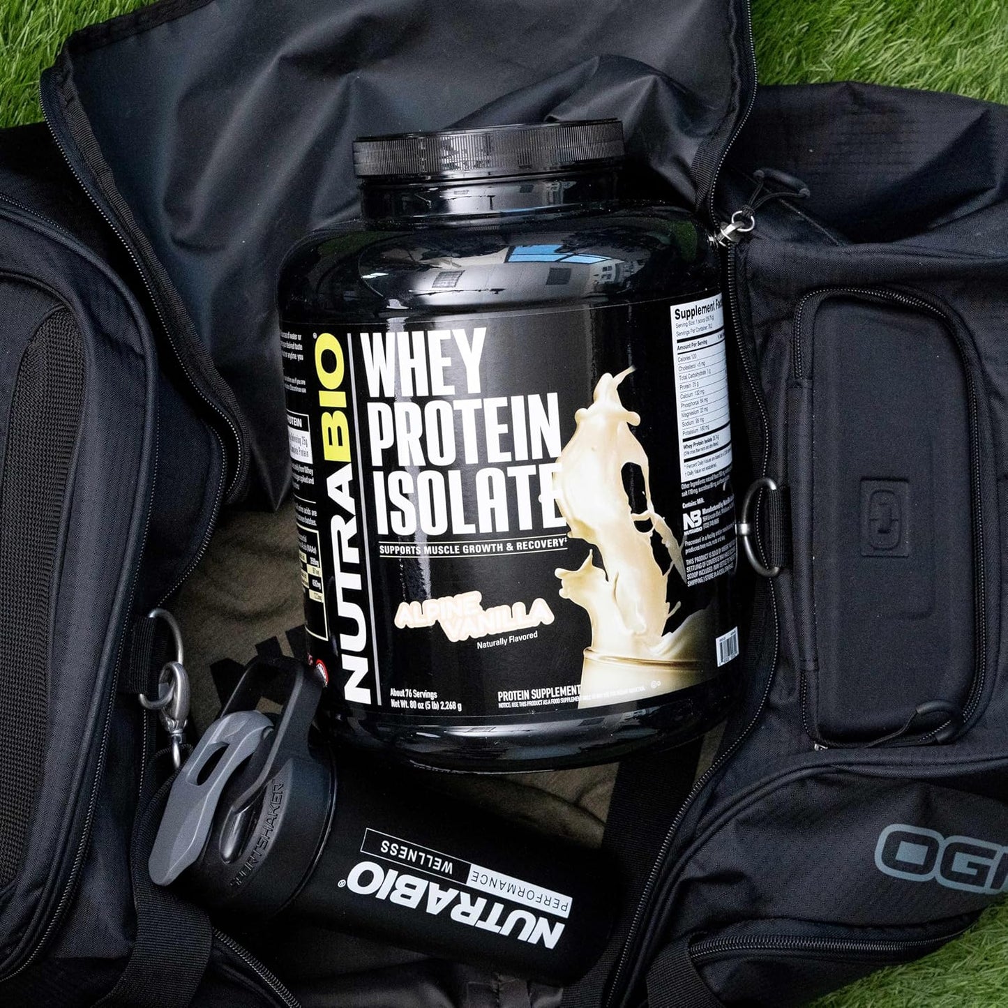 NutraBio 乳清分離蛋白阿爾卑斯香草口味 2268 克