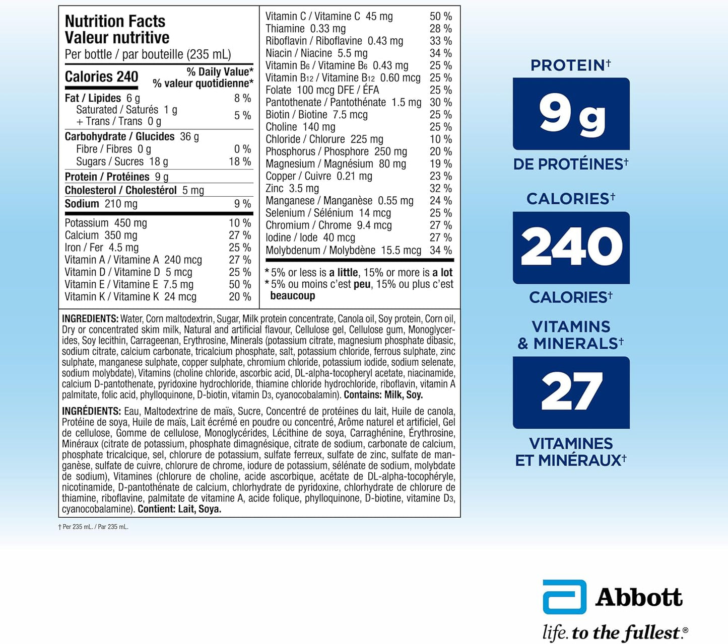 Ensure Regular，營養補充奶昔超值裝，保持活力和精力的營養，草莓味，24 x 235 毫升瓶裝