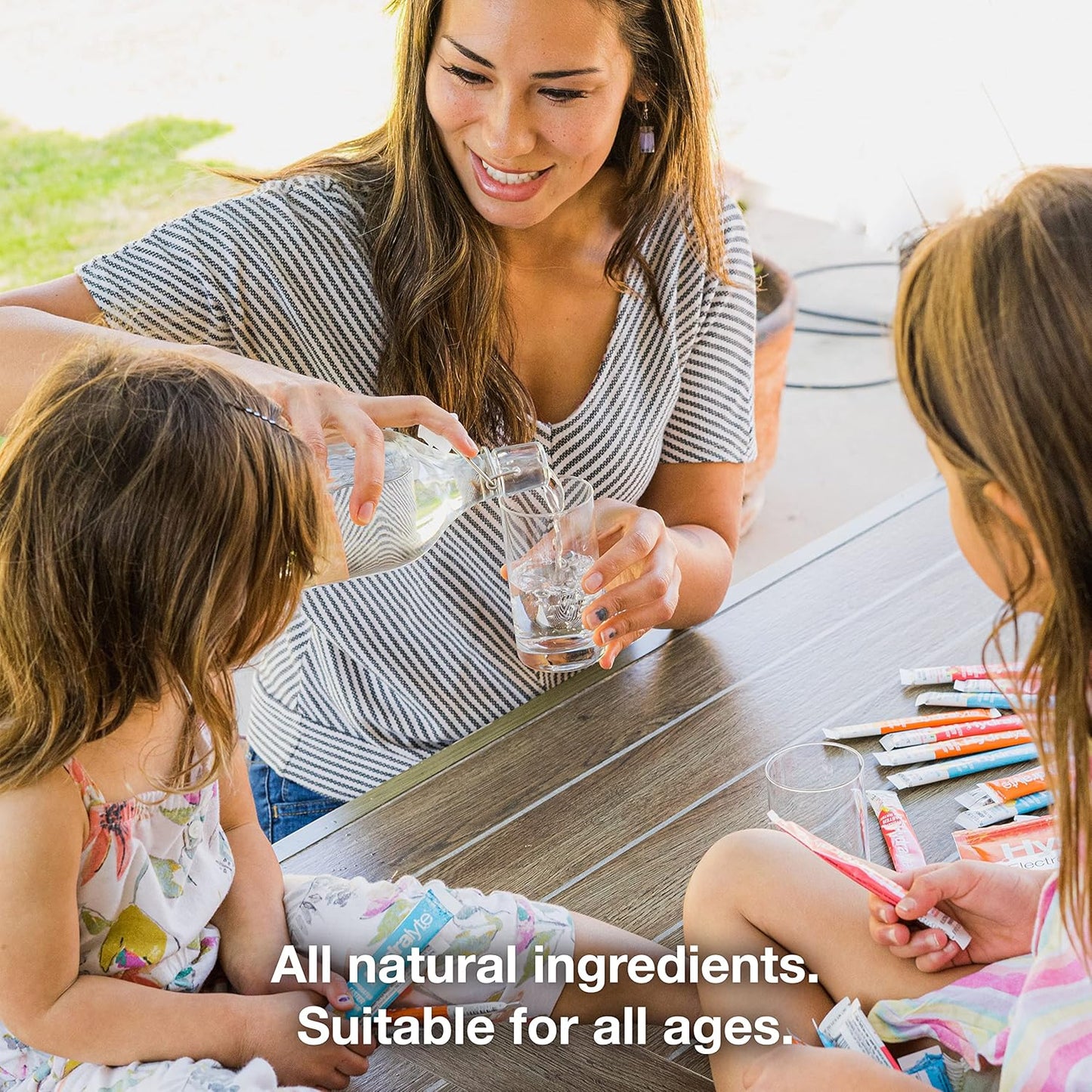 HydraLyte Electrolyte Powder, Low Sugar Electrolyte Packets Designed for Rapid Hydration, Safe Hydration for All Ages - Made with All Natural Ingredients, 30 Servings, Tropical Variety