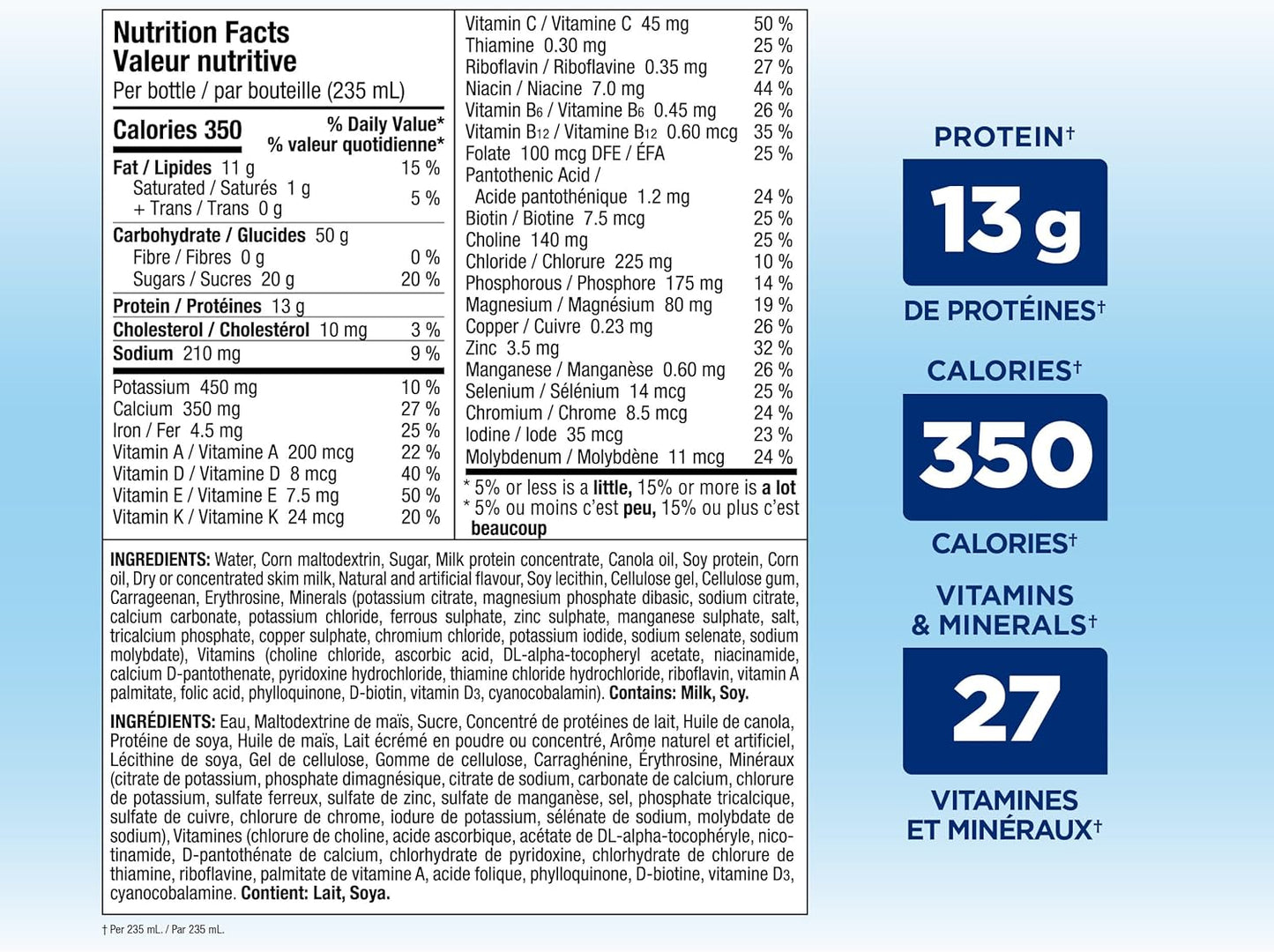 Ensure Plus Calories，营养补充奶昔，帮助健康增重或维持体重，草莓味，6 x 235 毫升瓶装