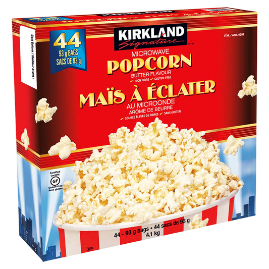 Kirkland Signature 微波炉黄油爆米花，44 包