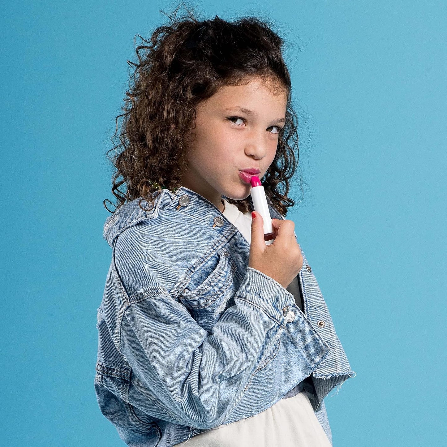 Miss Nella SUGAR PLUM，粉紅防過敏兒童潤唇膏，兒童無毒化妝品，非常適合皮膚敏感的兒童。