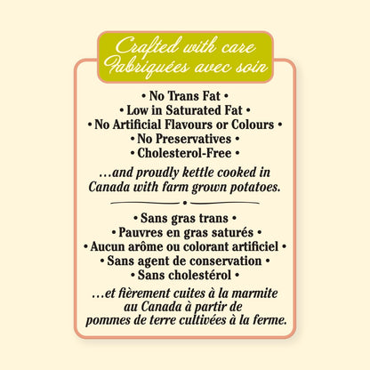 Miss Vickie's Spicy Dill Pickle flavour Kettle Cooked Potato Chips, 200 g.