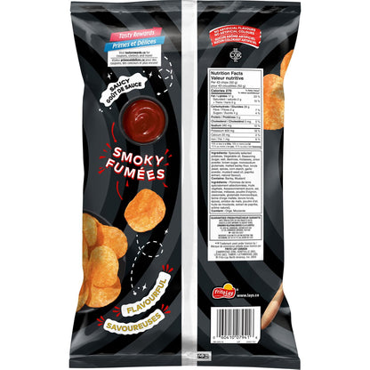 Lay's Bar-B-Q flavoured Potato Chips, 220 g.