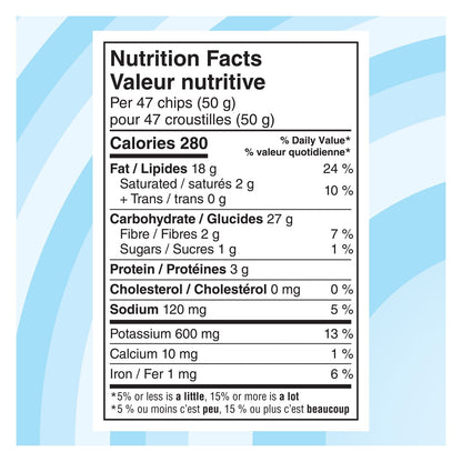 樂事淡鹽薯片，235公克。