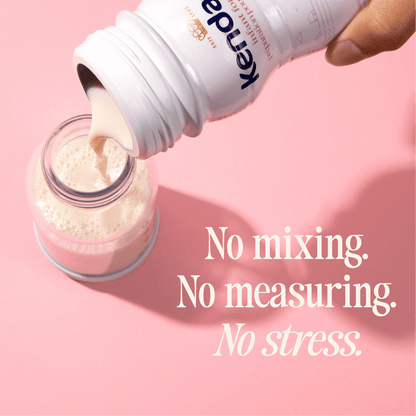 肯達米爾經典款，非基因改造即食液體嬰兒配方奶粉，含 HMO、GOS 和 FOS，0-12 個月，250 毫升瓶裝，6 瓶裝，肯達米爾 KNDML 嬰兒配方奶粉