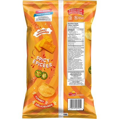 Lay's Cheddar Jalapeño flavoured Potato Chips, 220 g.