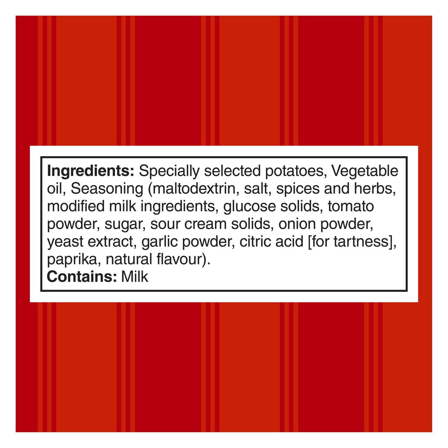 Miss Vickie's Vodka Sauce Pizza Flavoured Kettle Cooked Potato Chips, 190 g.