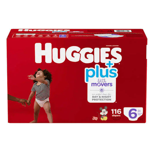 Huggies Little Movers Plus，6 號，116 件裝