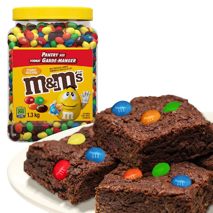 M&M’s Peanut Chocolate Candy - M&M's 花生巧克力糖，1.3 公斤