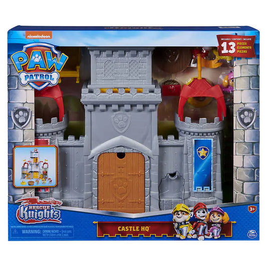 PAW Patrol Rescue Knights Castle HQ 13 Piece Playset