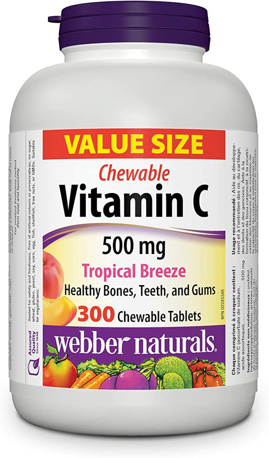 Webber Naturals 維生素 C 咀嚼片