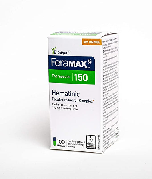 FeraMAX Pd Therapeutic 150 補鐵劑 | 缺鐵性貧血