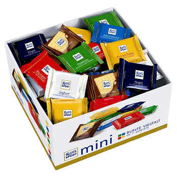 Ritter Sport Minis，各種口味，84 × 17 g