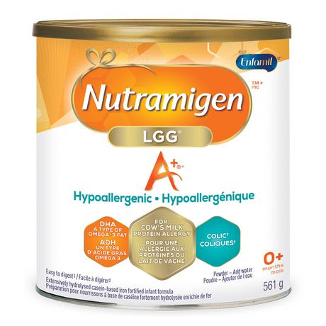 Nutramigen® A+® 含 LGG® 低過敏性嬰兒配方奶粉